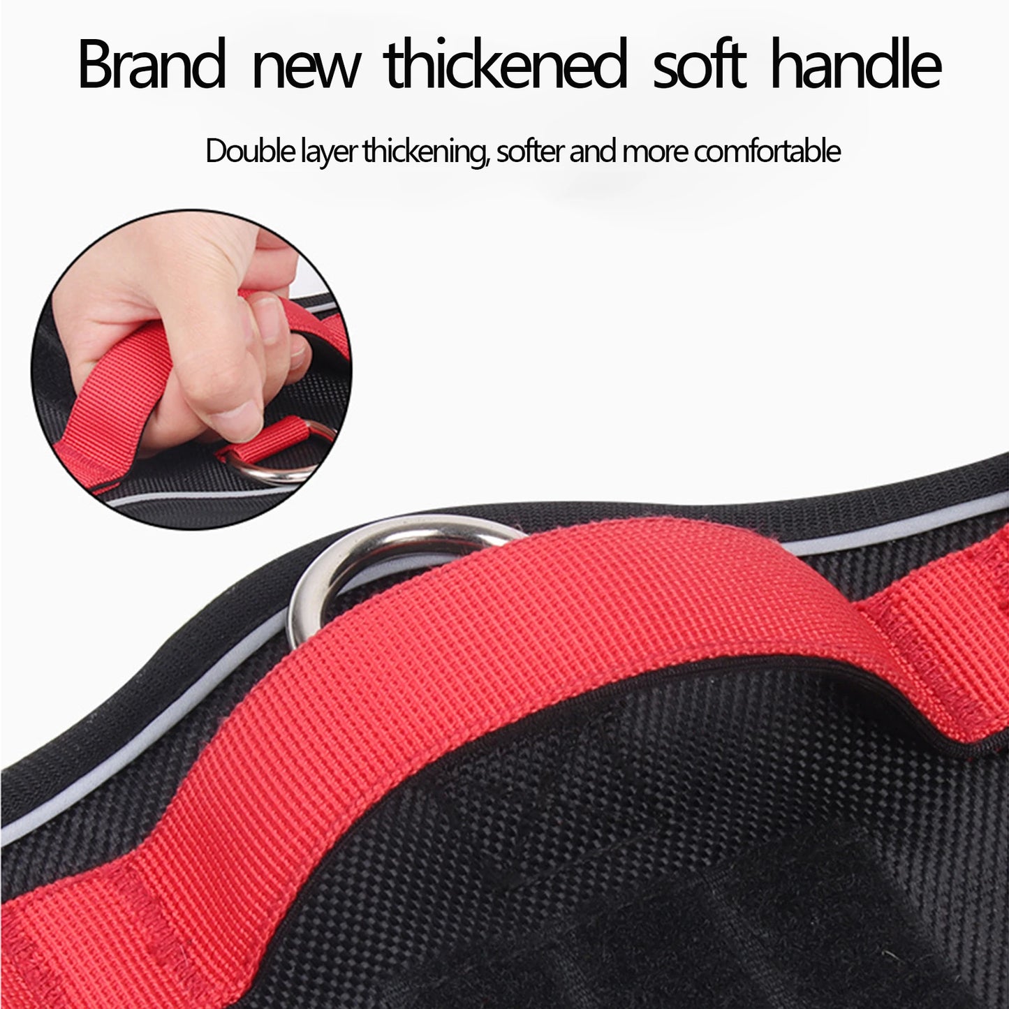 Dog Harness Reflective Midium Large Dogs Tactical Vest Big 1680D Waterproof Oxford Cloth Dog Harnesses Pet Accessoires Supplies.