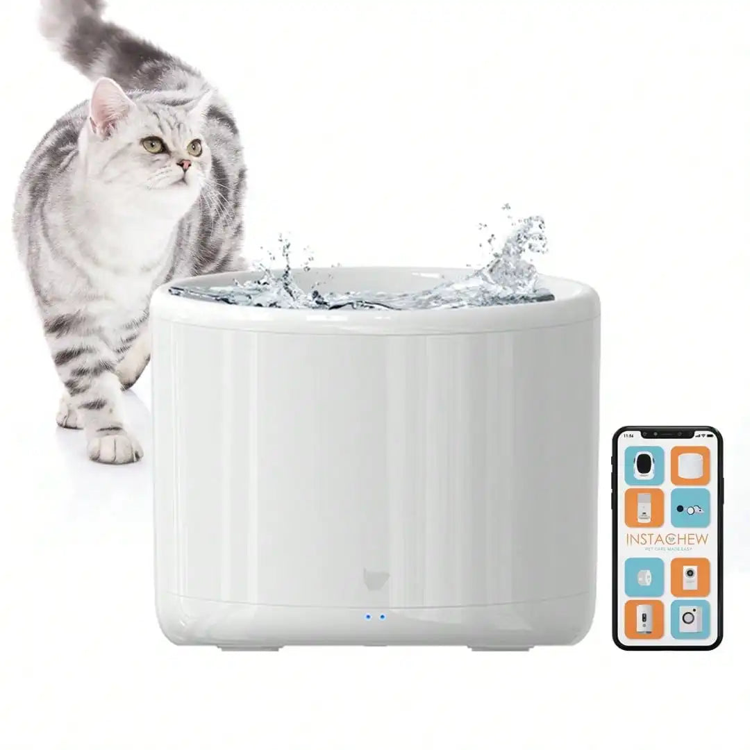 Smart Cat and Dog Drinking Fountain: Automatic Cat and Dog Drinking Machine Ultra-quiet and energy-saving,2.0-liter water tank.