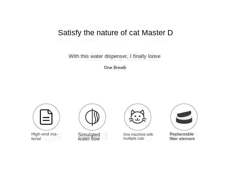 Pets Water Fountain Auto Filter USB Electric Mute Cat Drinker Bowl 1200mL Recirculate Filtring Drinker for Cats Water Dispenser.