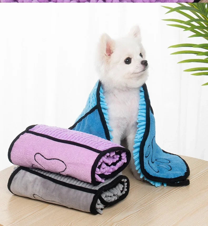 Quick-Dry Pet Bath Robe