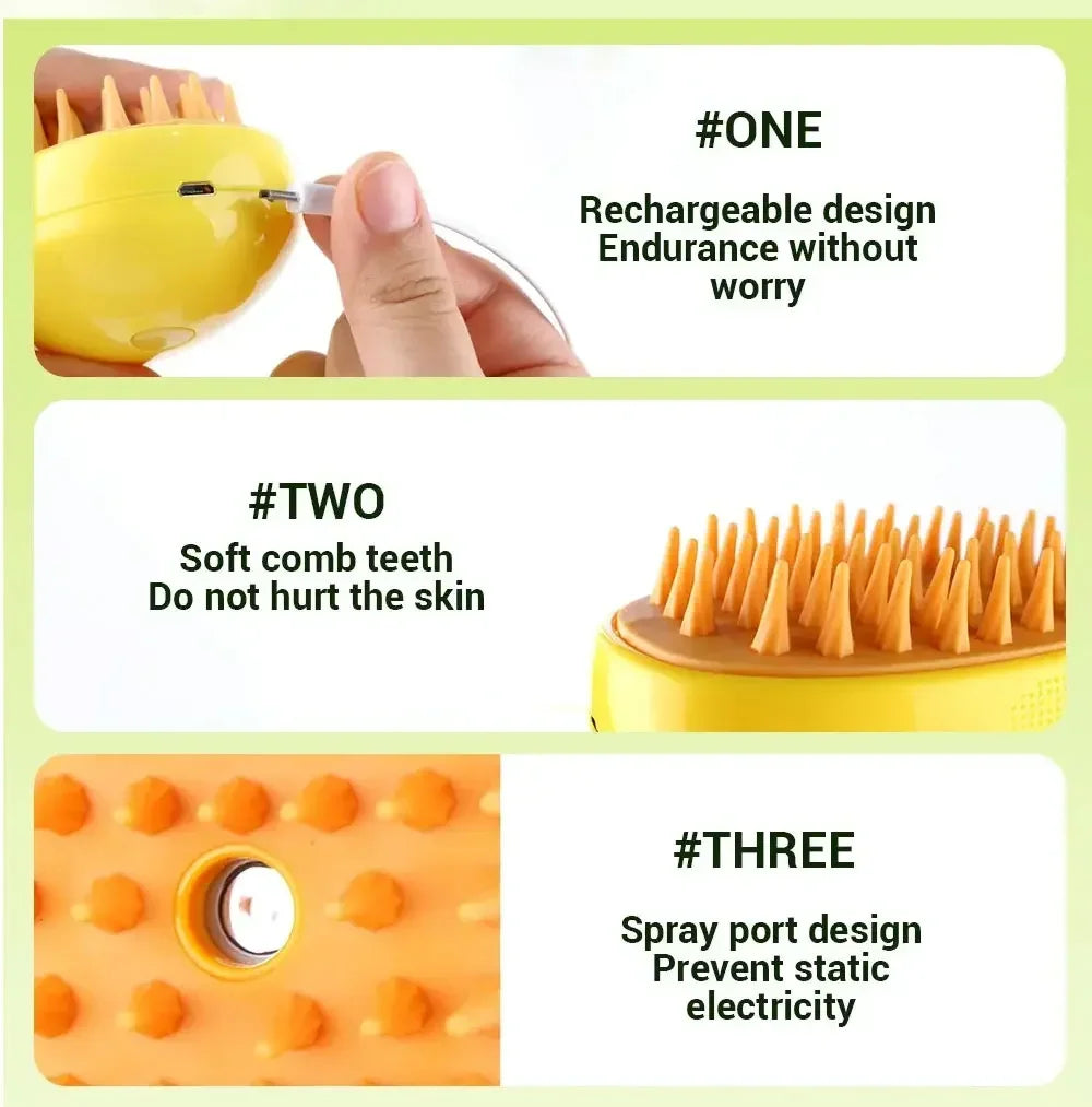Comb  for Cats 3-in-1 Cats Pet Products Electric