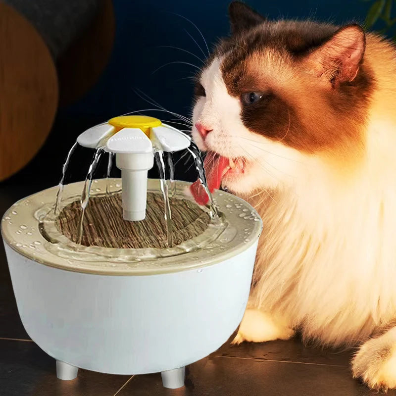 Pets Water Fountain Auto Filter USB Electric Mute Cat Drinker Bowl 1200mL Recirculate Filtring Drinker for Cats Water Dispenser.