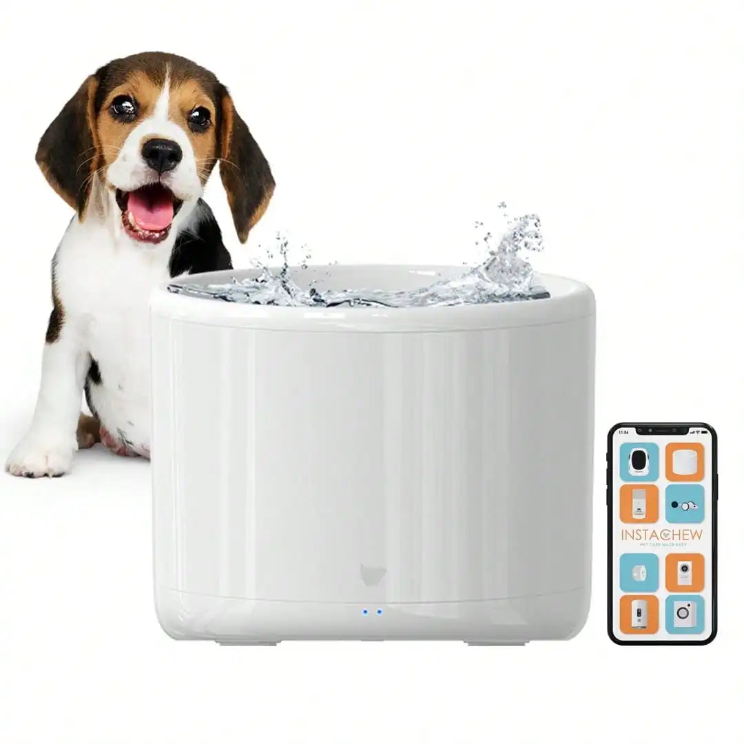 Smart Cat and Dog Drinking Fountain: Automatic Cat and Dog Drinking Machine Ultra-quiet and energy-saving,2.0-liter water tank.