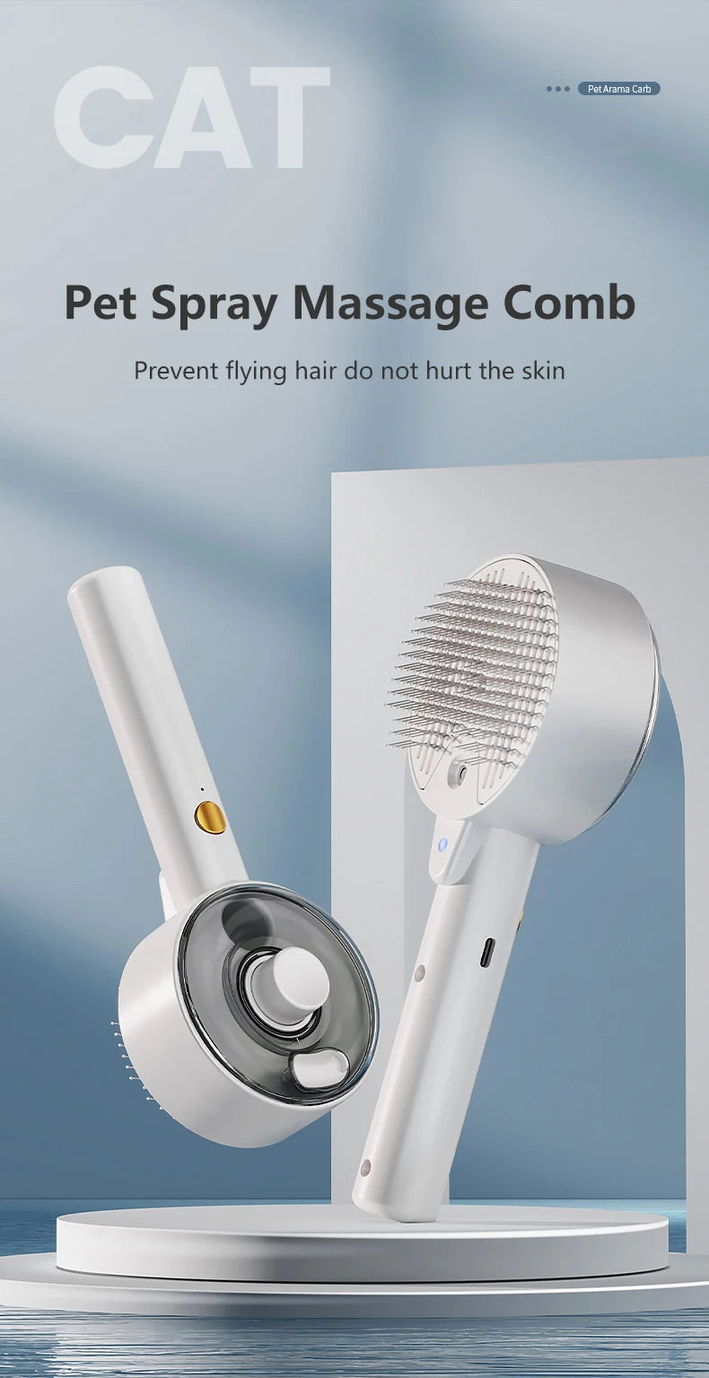 3-in-1 Electric Pet Grooming Brush