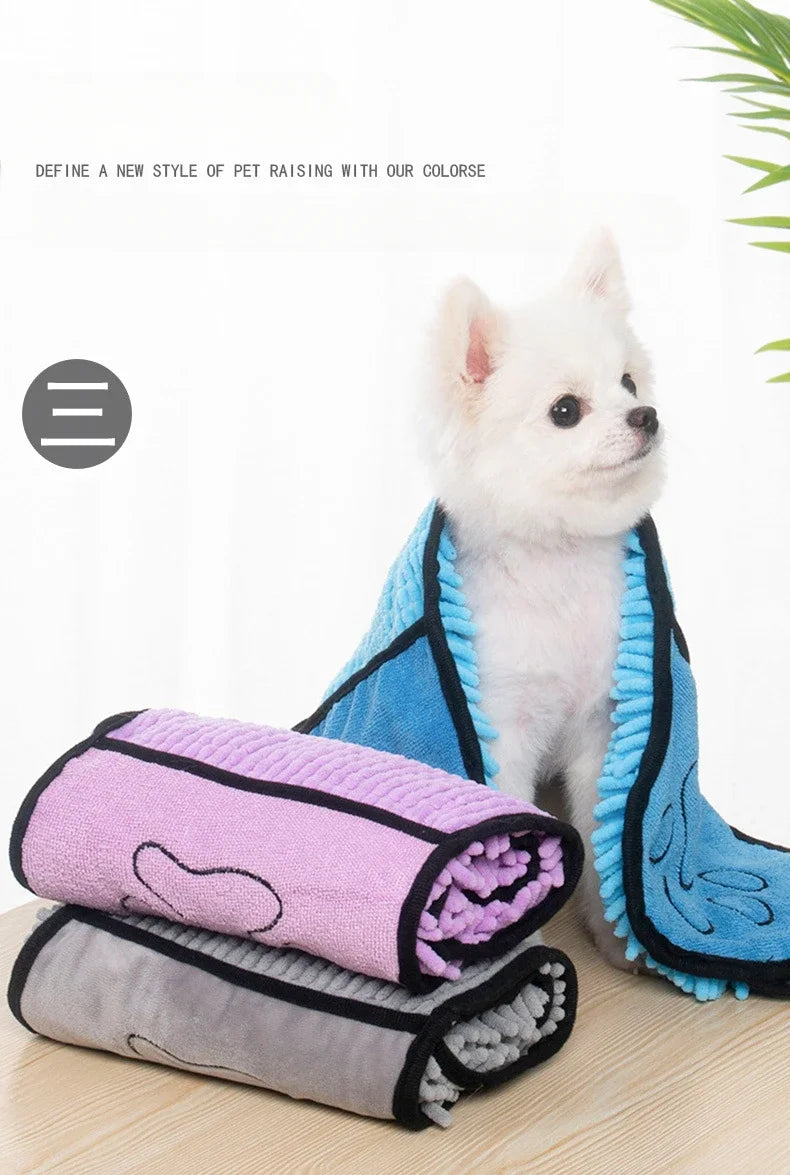 Quick-Dry Pet Bath Robe