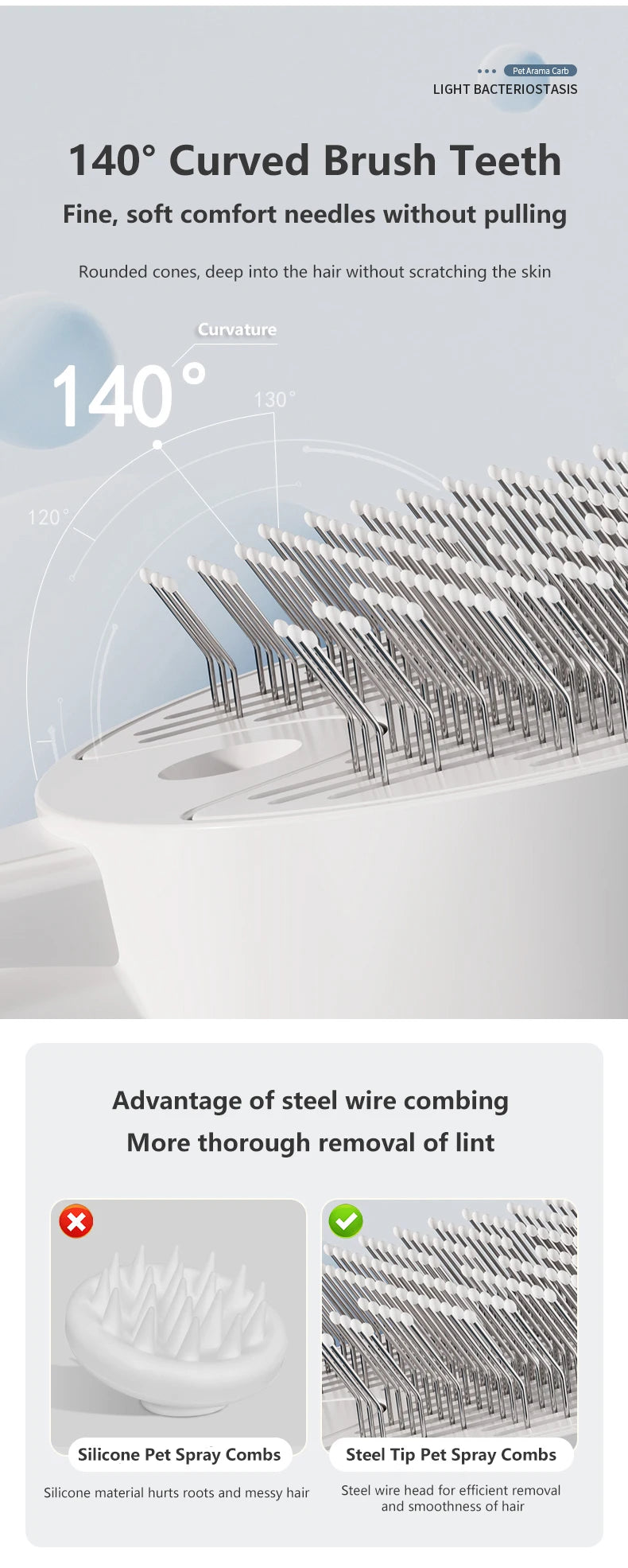 3-in-1 Electric Pet Grooming Brush